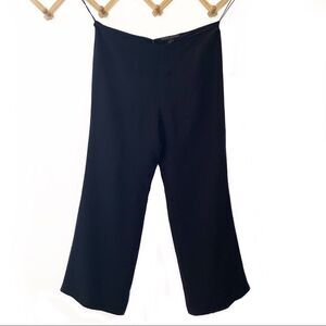 Ralph Lauren Black Label Wide Leg Silk Pants Black